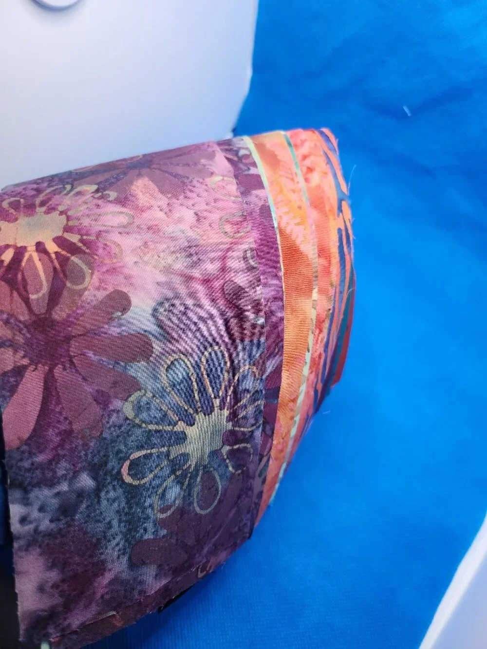 Lot 107 Fabric Pieces Batik and  Solid Assorted Colors Patterns Size
